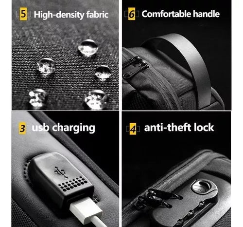 Maleta bolso  manos libres antirobo